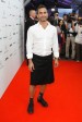 Marc Jacobs im Rock auf der Mercedes Benz Fashion Week